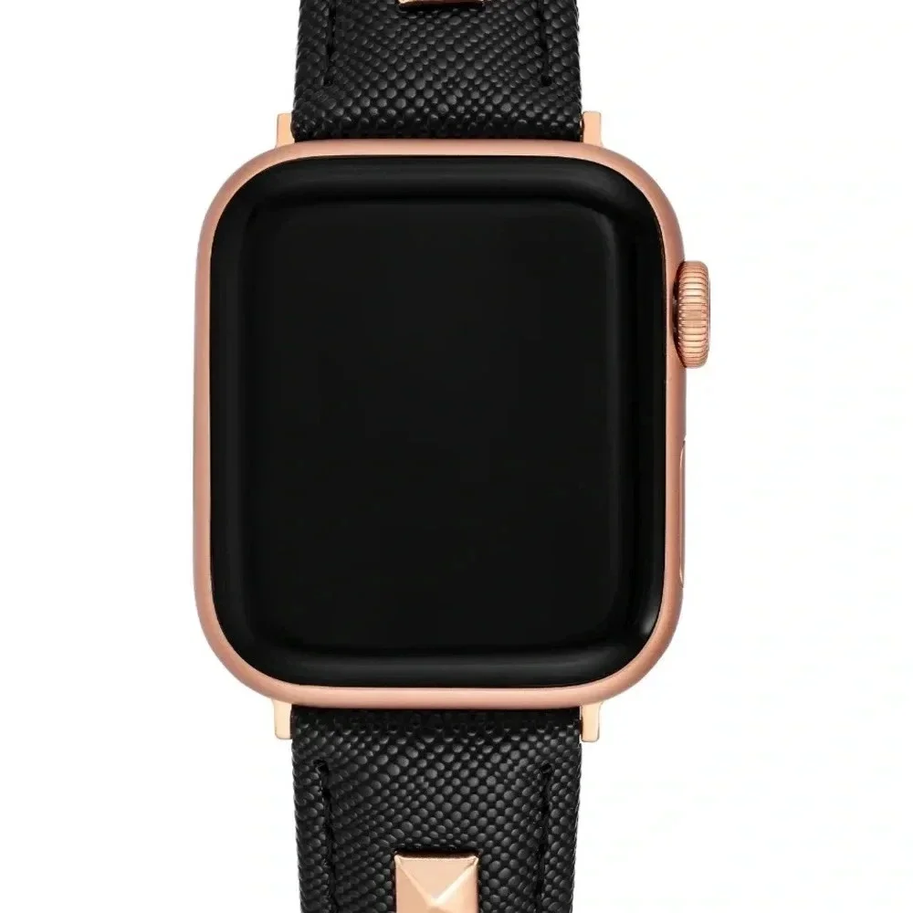 Sol-light Apple Watchband Studded Black